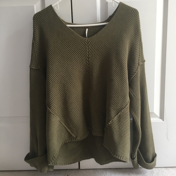 Free People Sweaters - Olive Green Free People Sweater Size Small